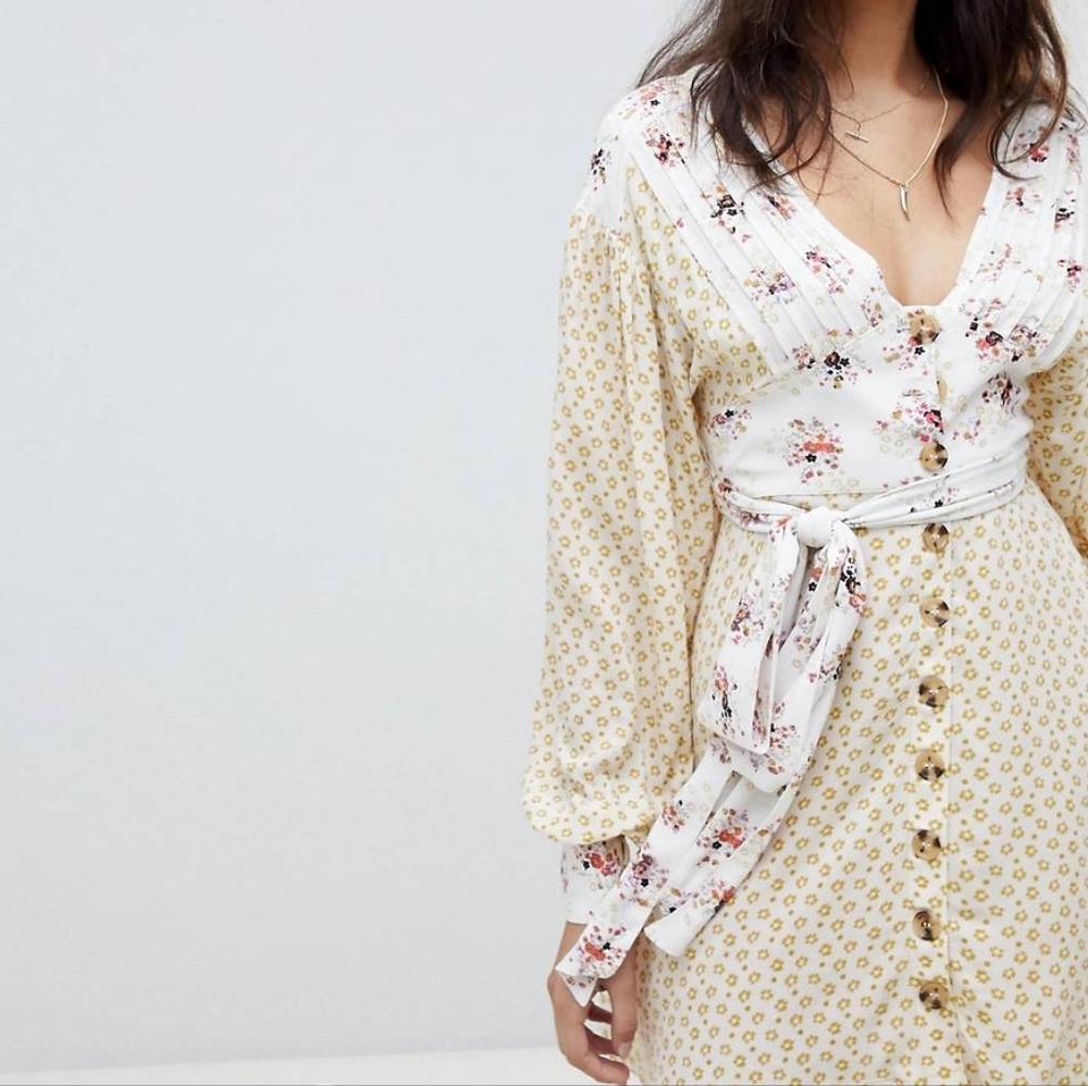 Free People Wonderland Mini Dress Size S